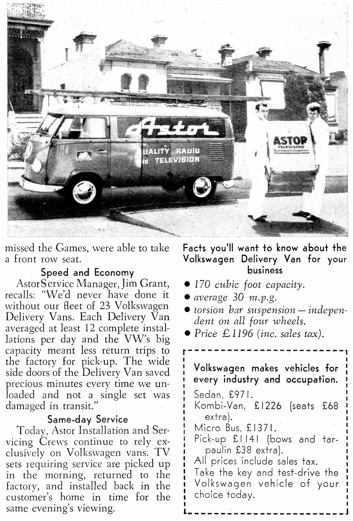 1958 Vokswagen Delivery Vans - 1956 Melbourne Olympic Games - Page 2